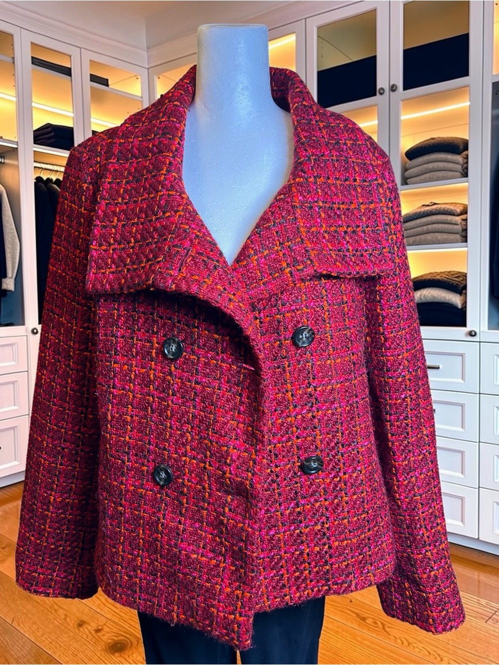Talbots Red Tweed Wool Blend
Jacket Size 14 - Picture 13 of 16